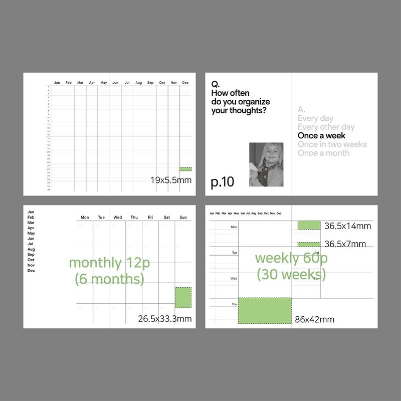 oab organize diary ver4 / soft cover