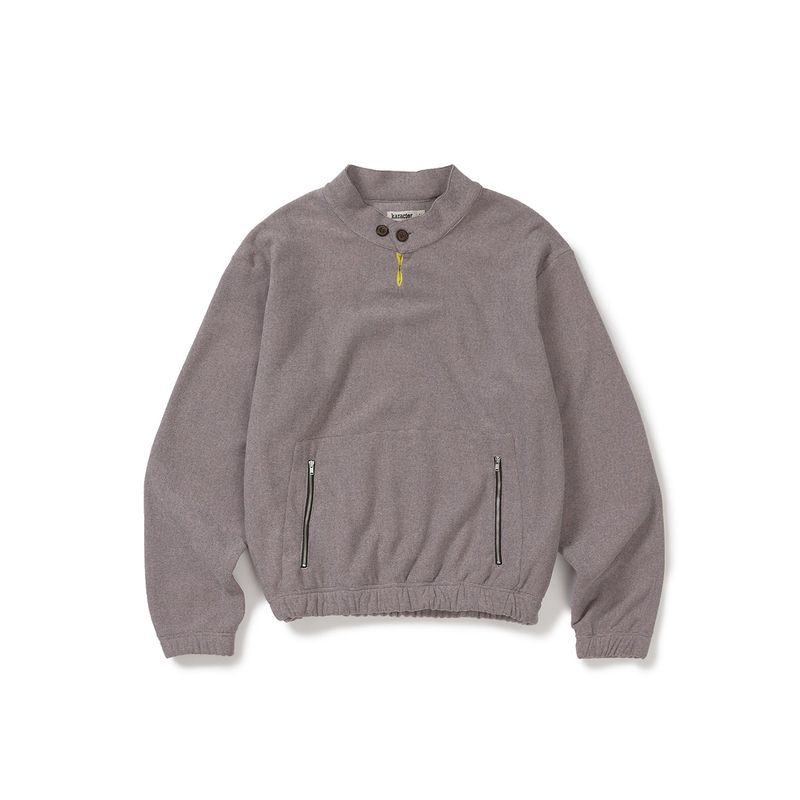 karactor（カラクター）の「Surface fleece pullover / Rose ash（Tops）」
