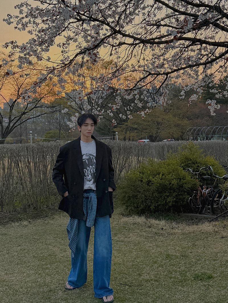 Awesome Super Long Wide Denim Pants (5color)