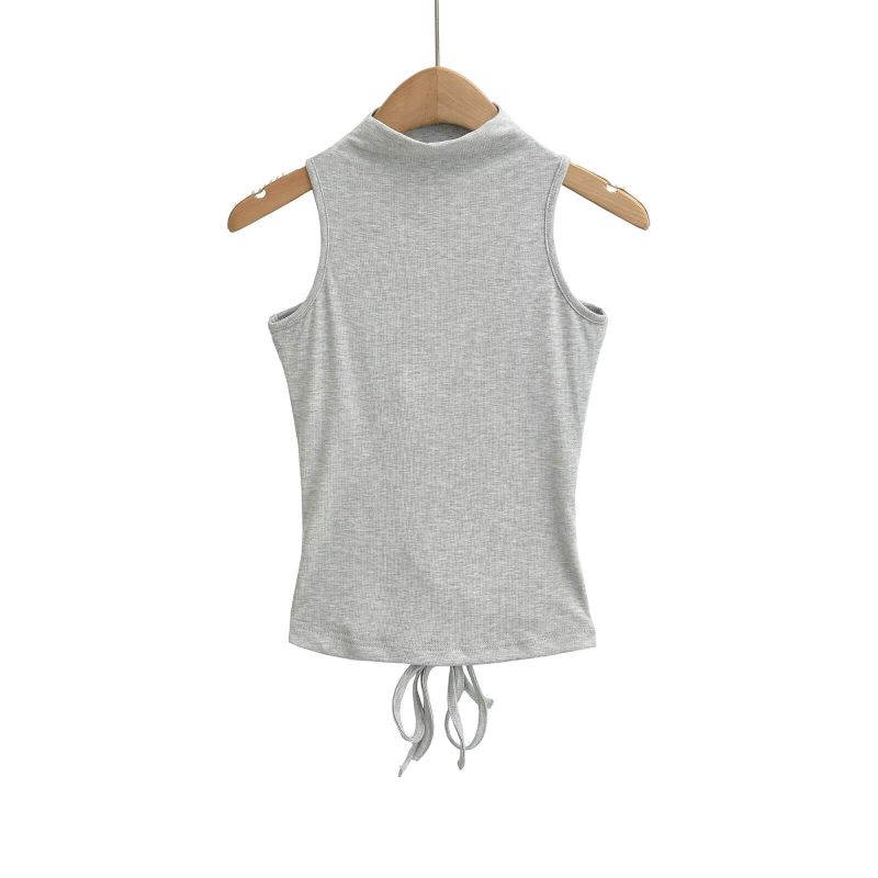 Leona Mock Neck Sleeveless