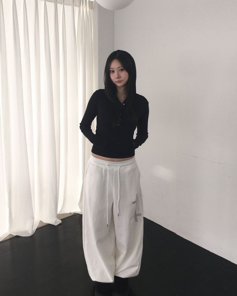 Snap crop hoodie
