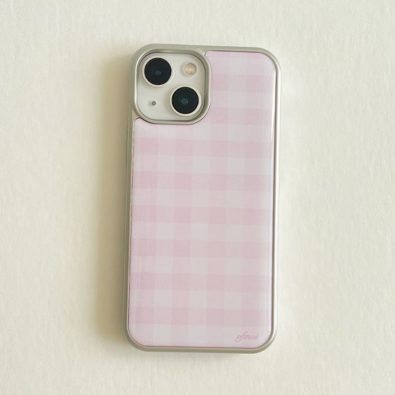 rora cotton silver epoxy phone case