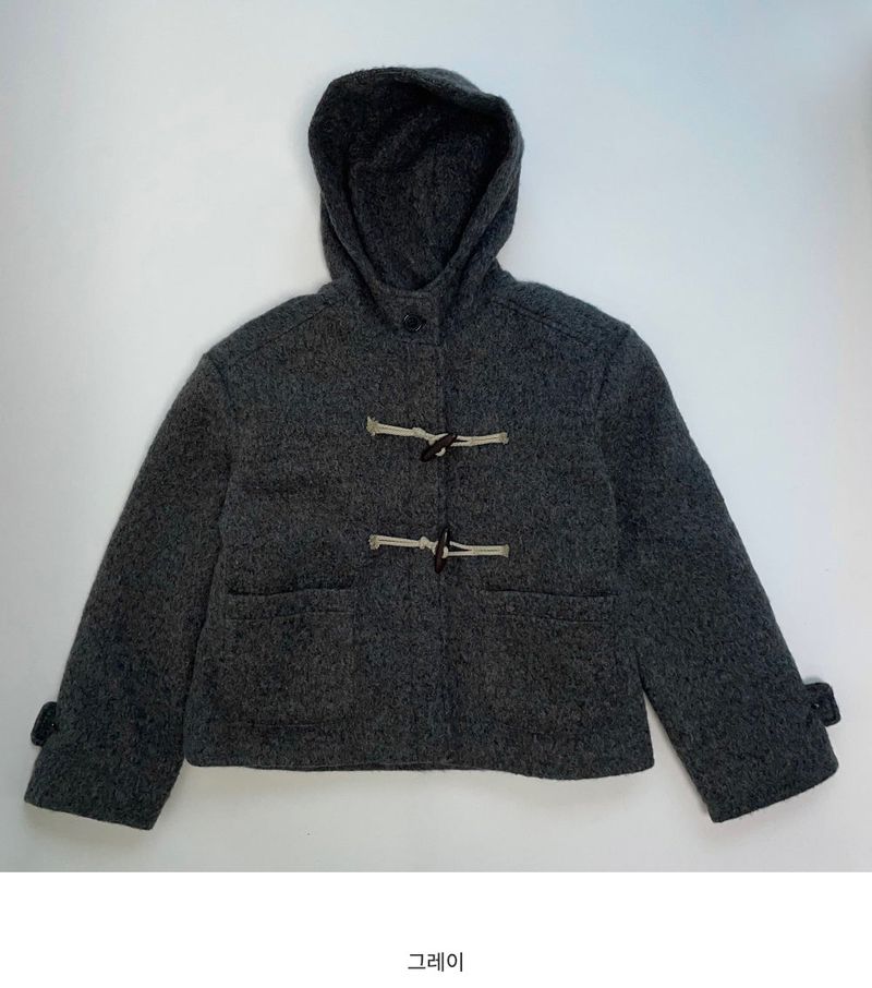 Short duffel coat