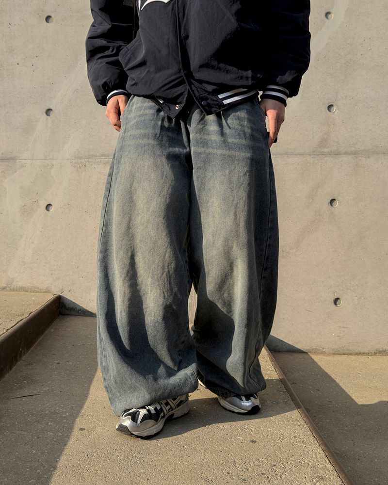 Avan Snap Balloon Fleece Denim