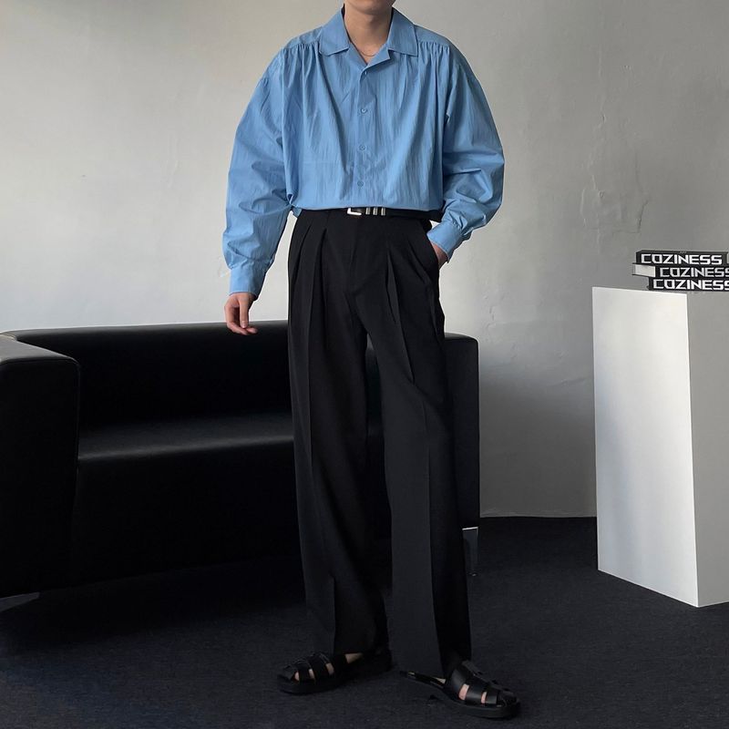 RG reverse two-tuck volume slacks (4 colors)