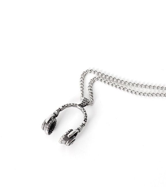Headphone pendant chain necklace