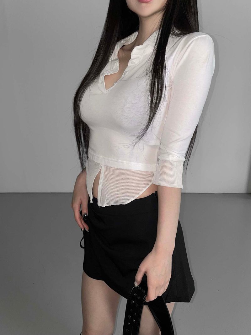shirring formal skirts(2 color)