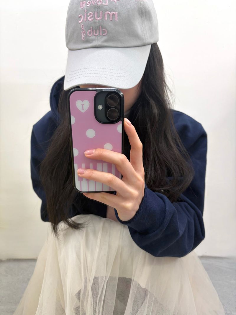 piano melody case - pink