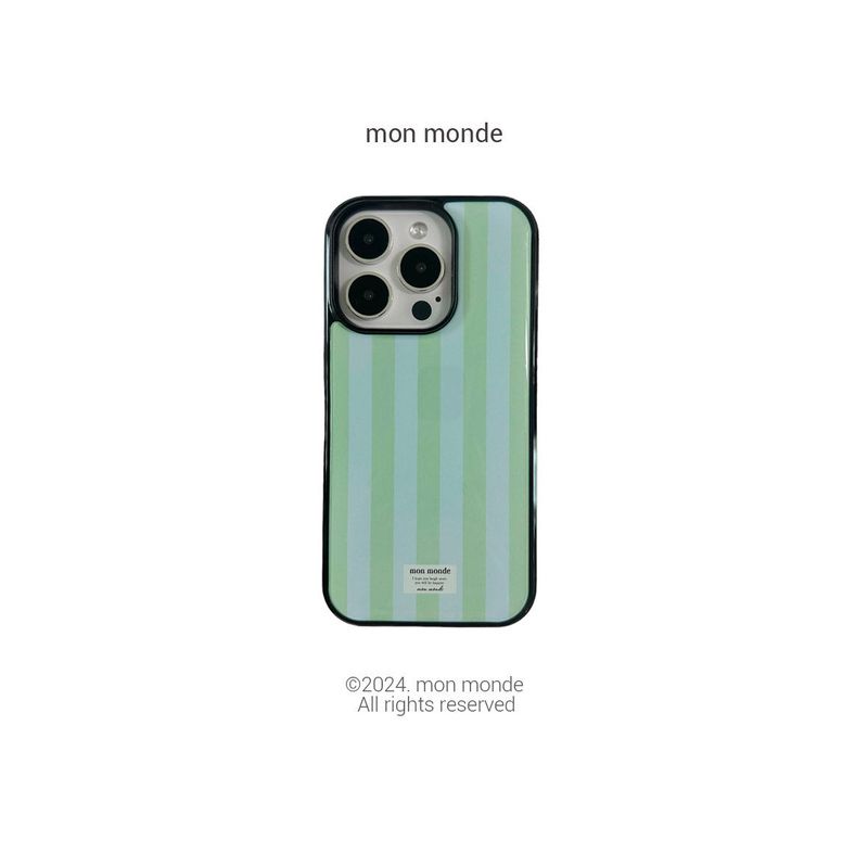 mon monde（モンモンド）の「stripe phone case （Smartphone Accessories）」