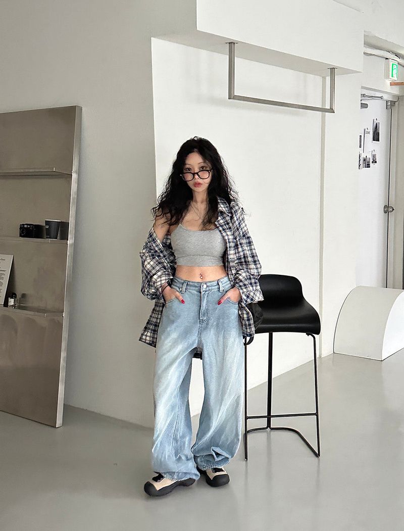 7 color cropped bra top sleeveless