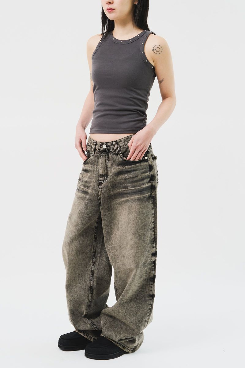 (W) Ben Stud Sleeveless (3color)