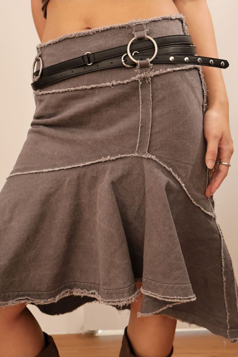 LONG STRAP BELT - BLACK
