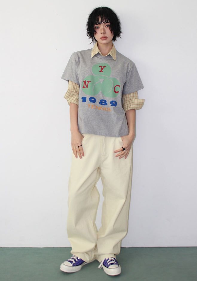 VINTAGE TENNIS GRAPHIC TEE