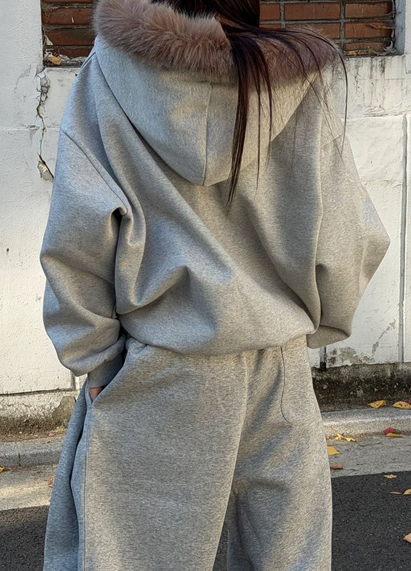[Hard cotton] Half tuck sweat pants(2color)