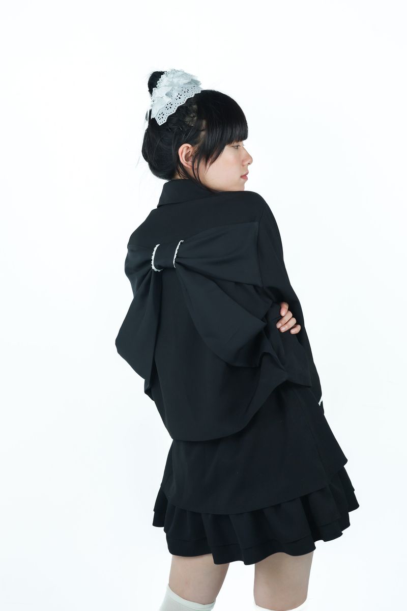bigribbon jacket(black)