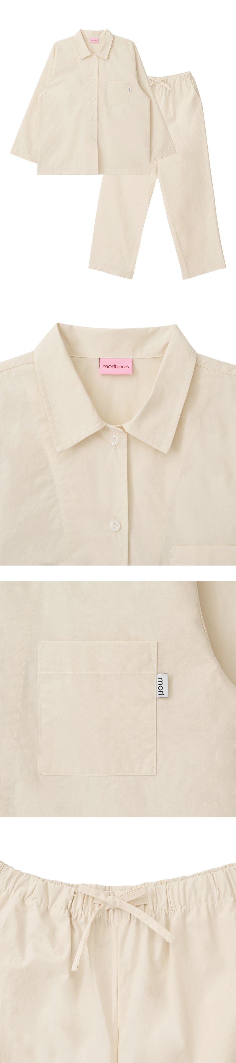 Arlok pajama set (Ivory)