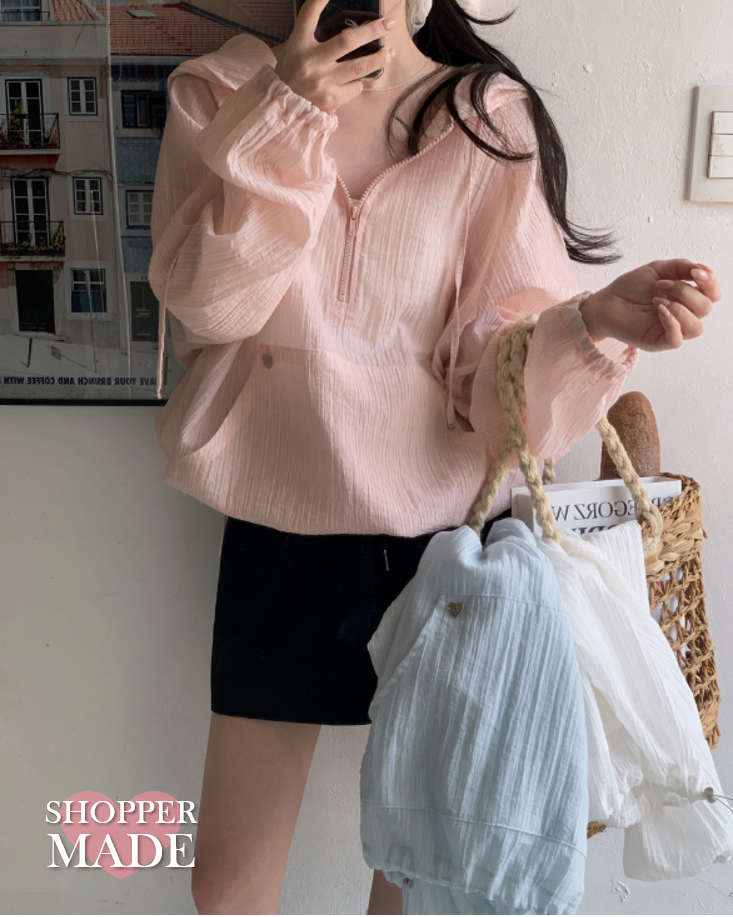 SHOPPERLAND（ショッパーランド）の「[SHOPPERMADE] デイリーハートウィンドブレイカー (3color)（ジャケット/アウター）」