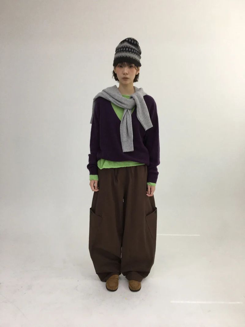 DUGGY（ダギー）の「ジェントディープブイネックニット(5color)（トップス）」