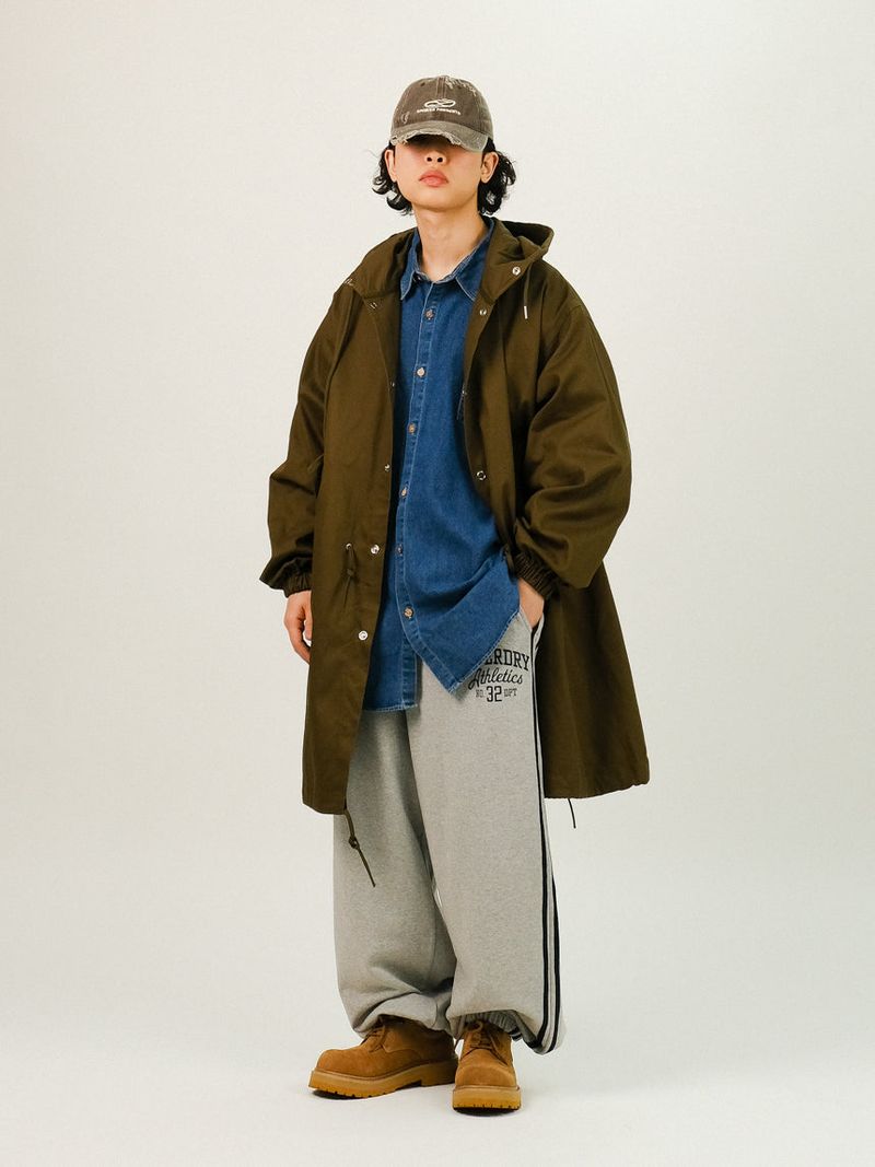 LAB Overfit Hood Fishtail Field Jacket