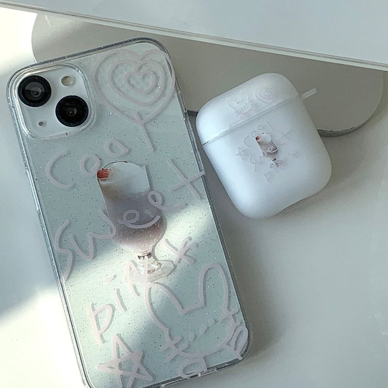 Pink - Cool Sweet Summer AirPods Case_matt