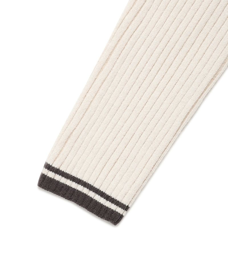 W SLAMMERS TURTLE NECK KNIT IVORY(CV2DFFK640A)