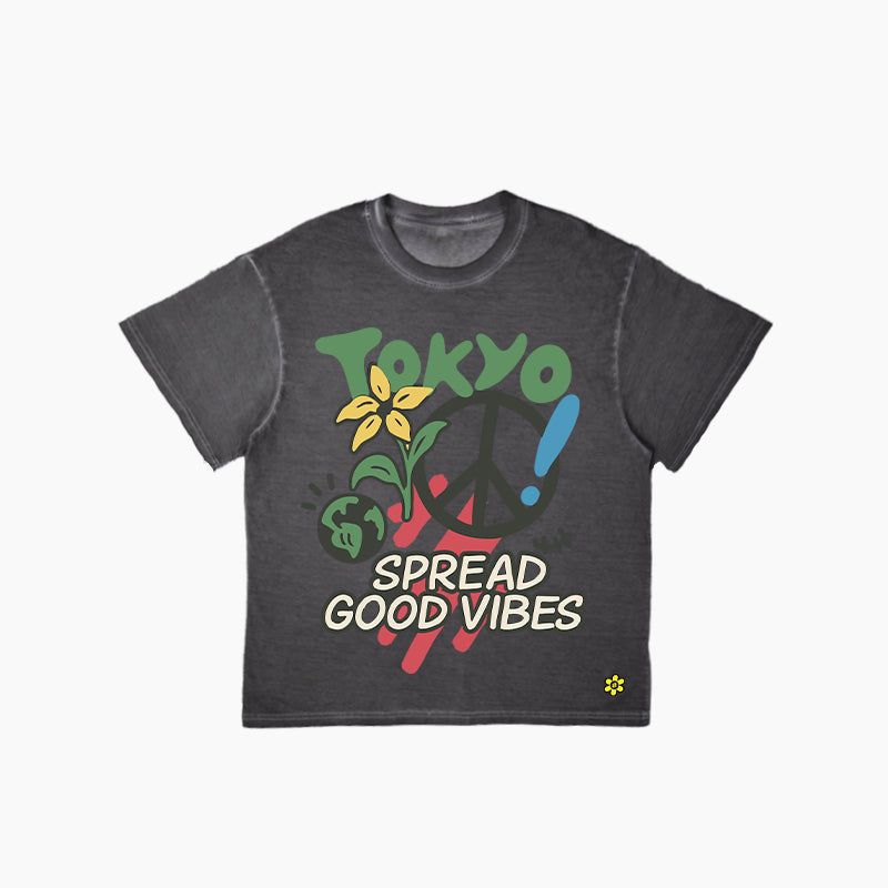 TOKYO VIBES TEE | WASHED
