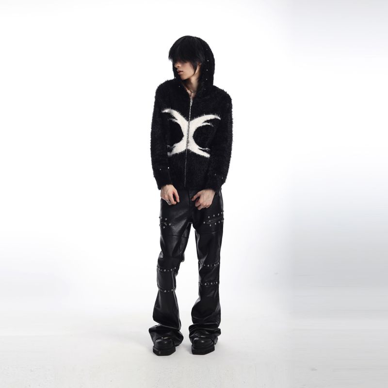 SEXXDEVIL Jacquard Mohair Sweater Jacket