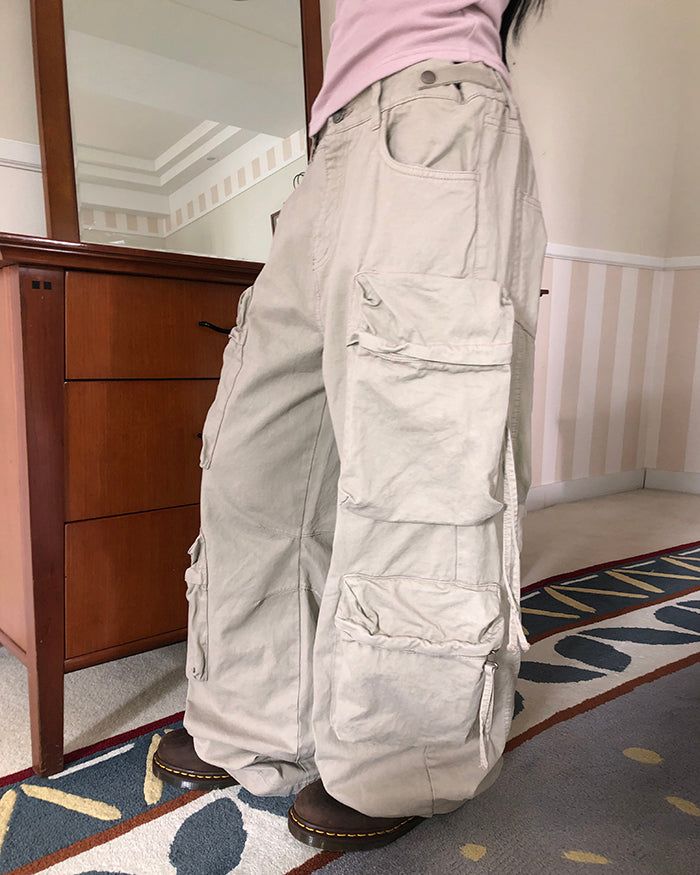 Kayun Wide Cargo Pants