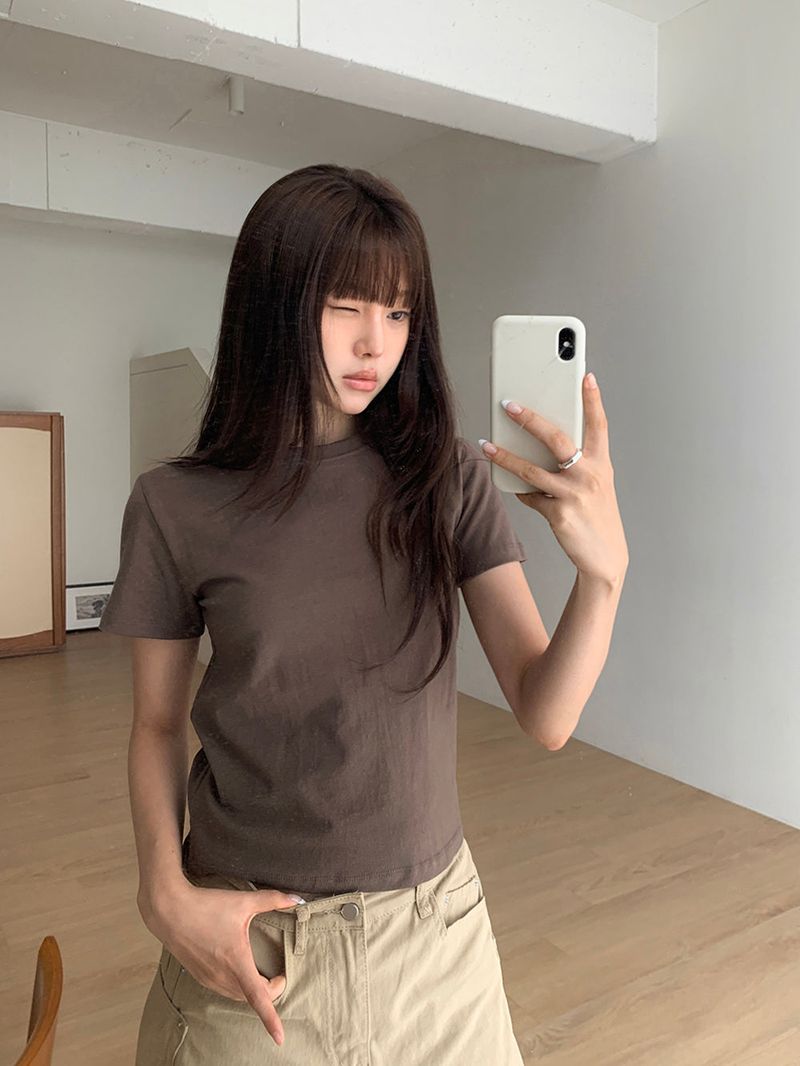 [MADE] 2LVE ラウンド クロップ Tシャツ