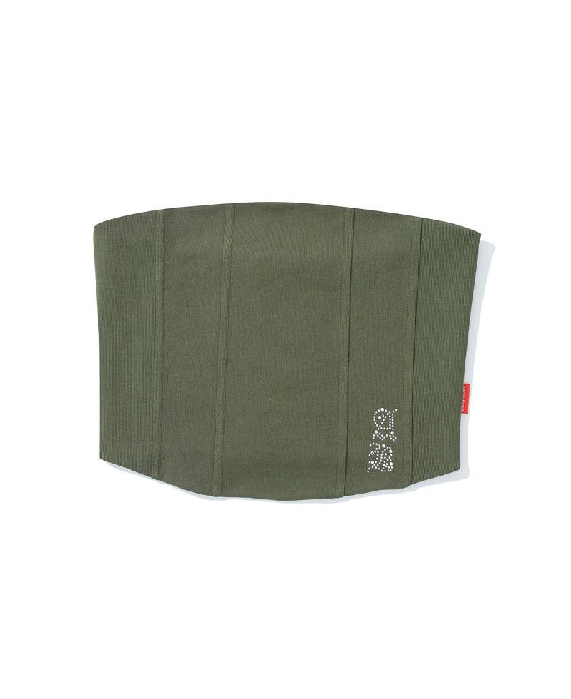 ARCHIVE BOLD（アーカイブボールド）の「AB ZIP TUBE TOP (KHAKI)（Tops）」