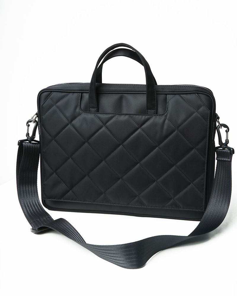 Nylon Quilted Briefcase