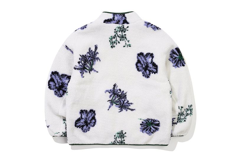 WILD FLOWER FLEECE JACKET_OATMEAL