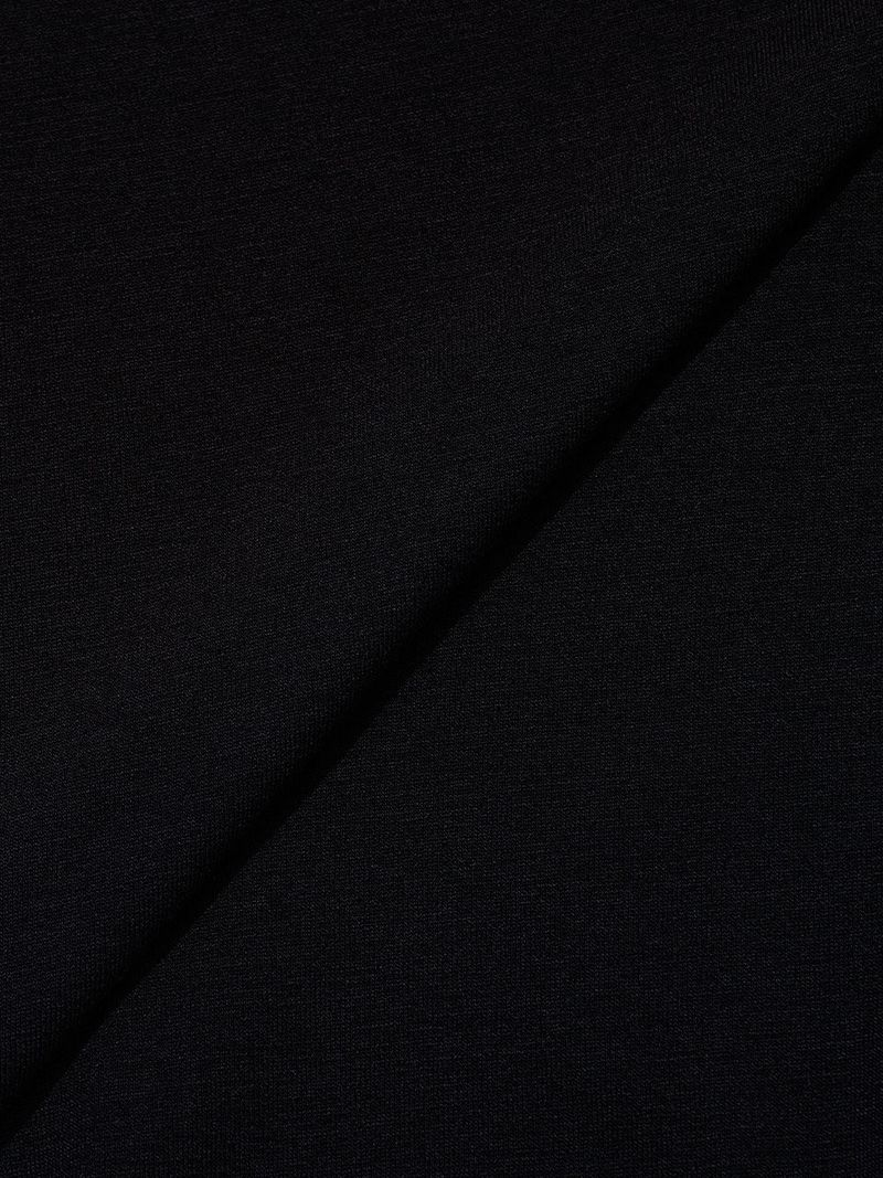 DRAPE BAND OFF-SHOULDER TOP(BLACK)