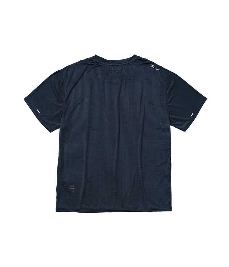 Air Vent Solid T-Shirt (Navy)