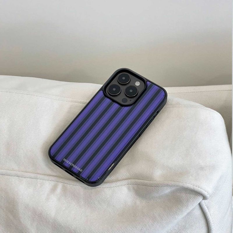 [Epoxy] Stripe case(purple)