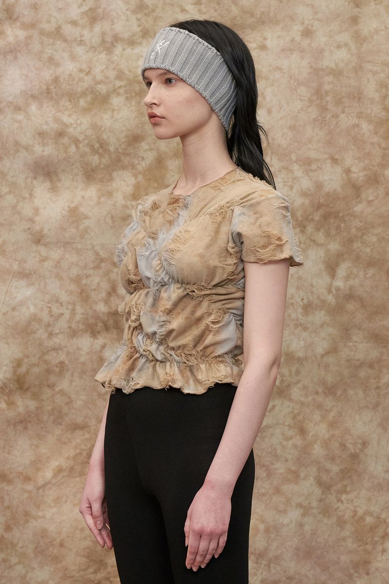 [22S] SHIRRING T SHIRT