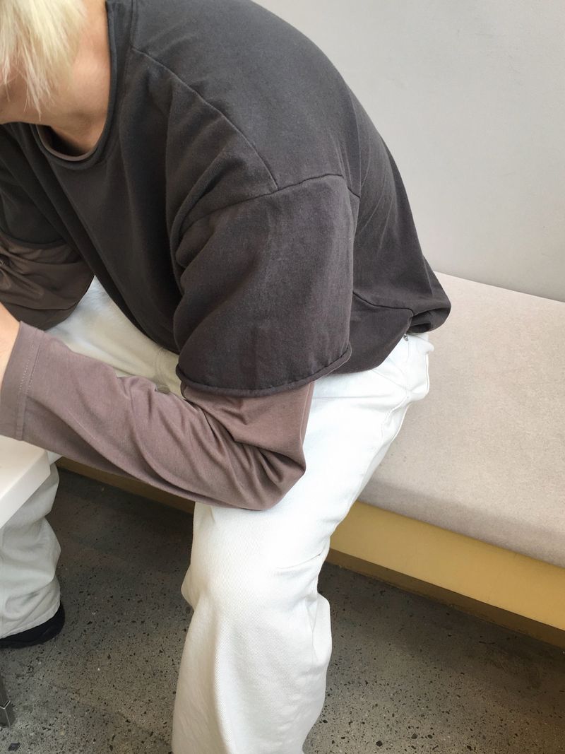Doen Semi-Flare Cotton Pants 3C