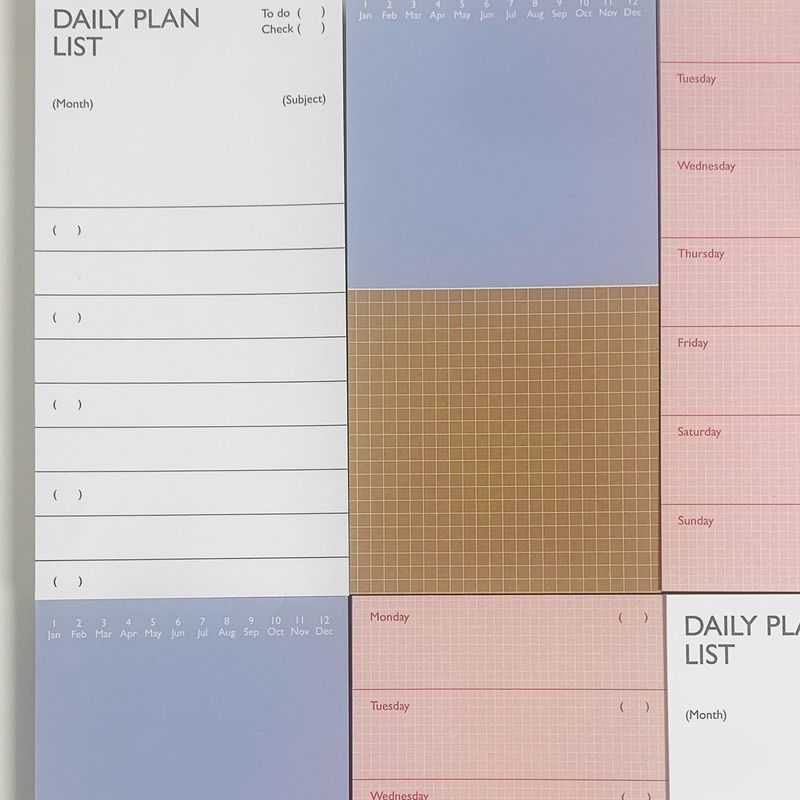 Plan list memopad
