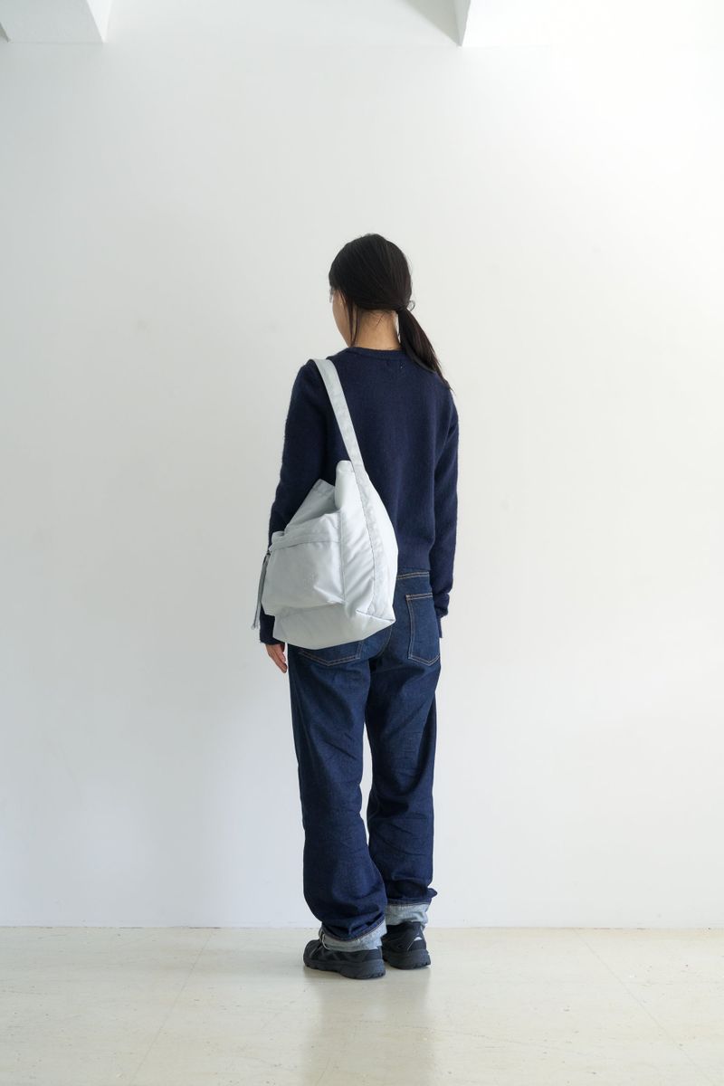 puff pocket padding bag (silver)