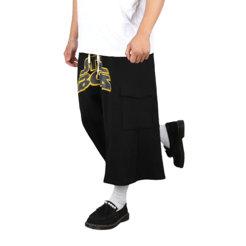 Starboys hakama sweatpants Black