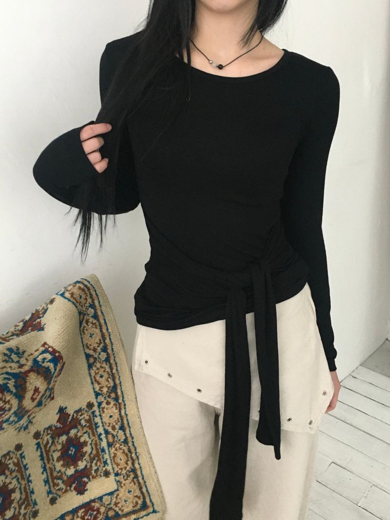 Glam Layering Tie Long Sleeve (4c)