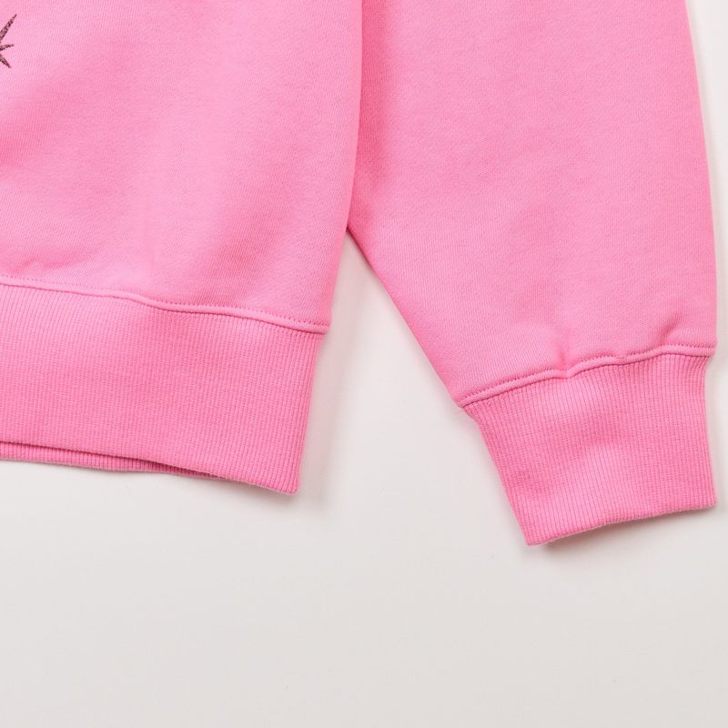 MEOW PRINTING HOOD T PINK