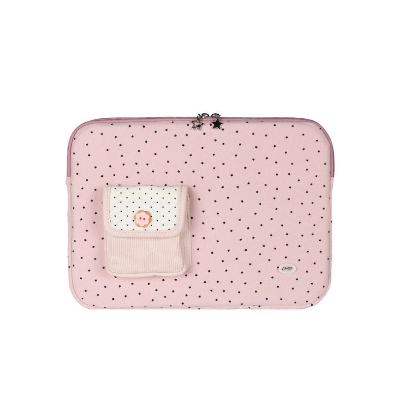 Star pocket notebook pouch_pink