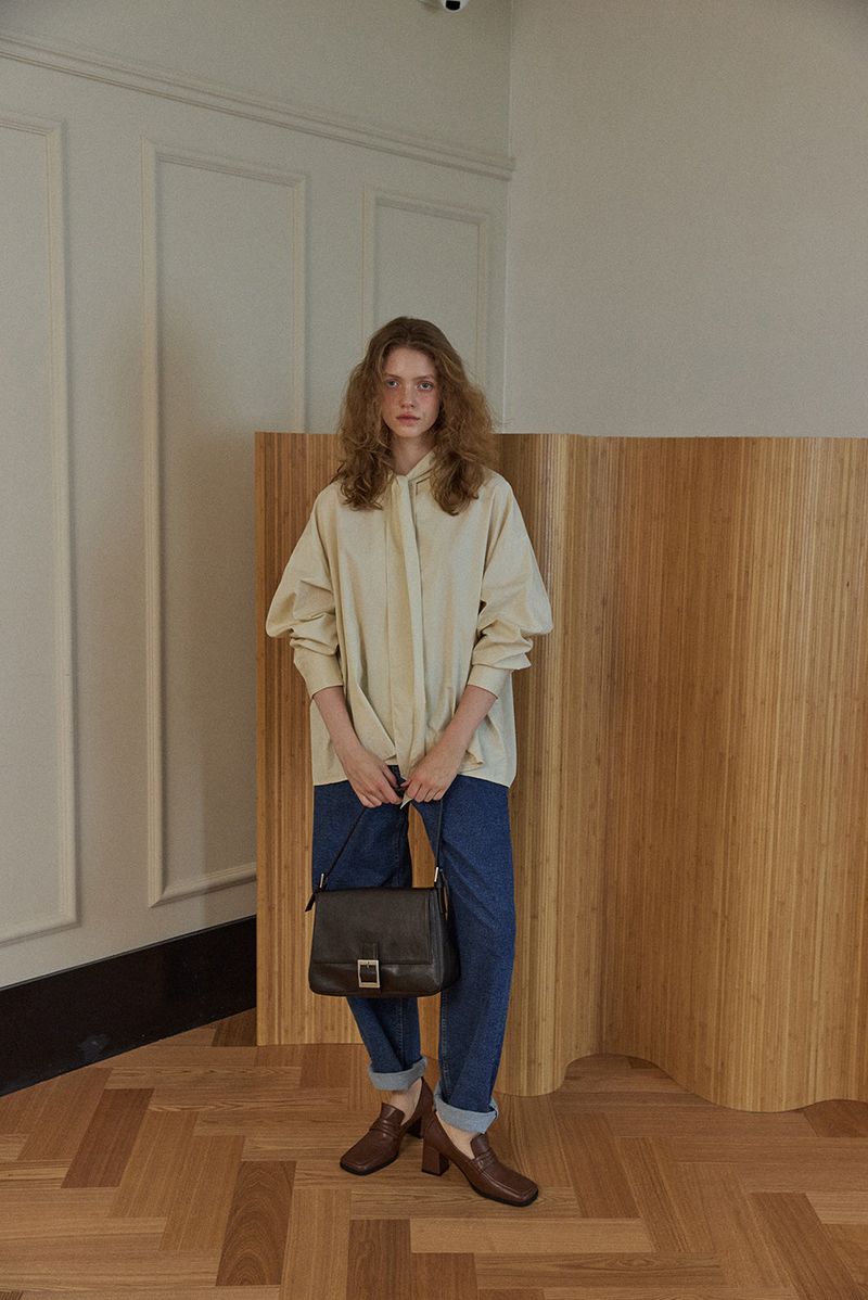 MADE_Clasp Bag/ DARK BROWN