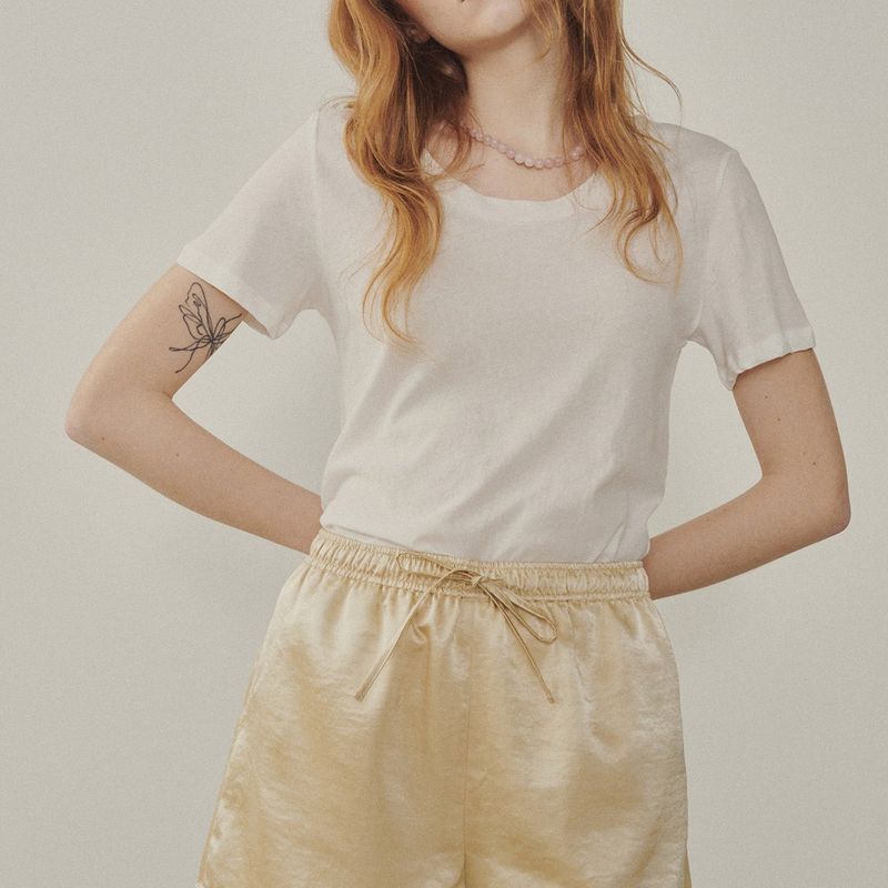 Melly&Rose（メリーアンドローズ）の「メルローズエッセンシャルTシャツ（トップス）」