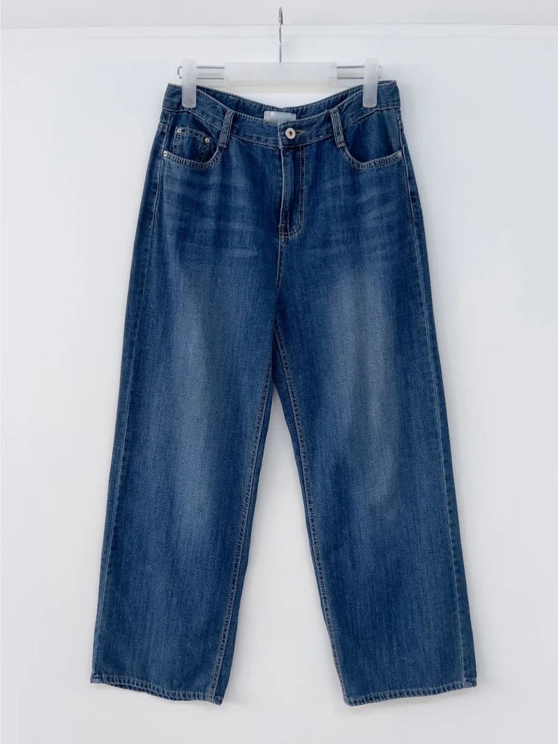 225 Brushed Wide Denim Pants (2C)