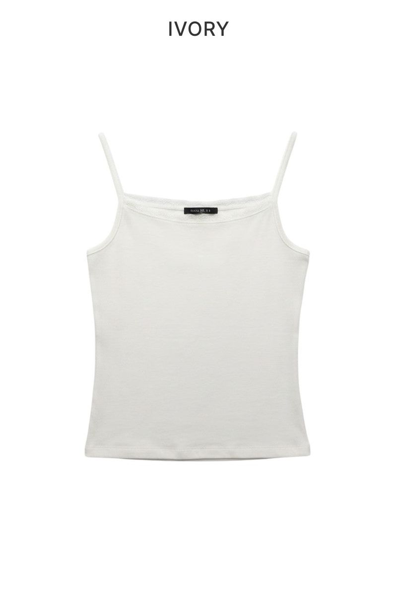 Manda Lace Crop Tank Top