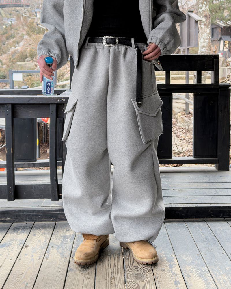 Neo Bonded Cargo Belt Sweat Pants