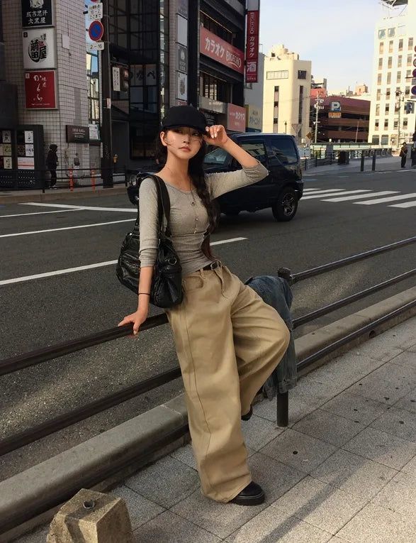 Ruel Wide Cotton Pants