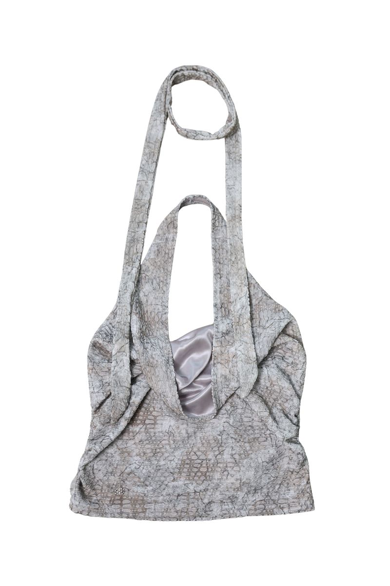 MIAE（ミアイ）の「[ID] Distressed Halter Top & Bolero Set (Silver gray)（Setup）」